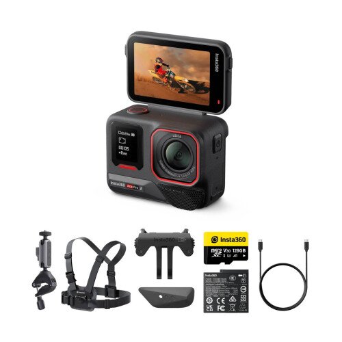 Insta360 Ace Pro 2 8K AI-Powered Action Camera - Bike Bundle - Single Battery