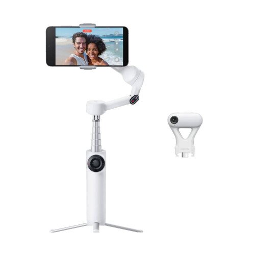 Insta360 Flow 2 Plus Smartphone Gimbal - Bundle - Summit White