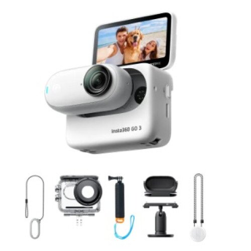 Insta360 GO 3 Action Camera - 128GB - Water Sports Kit - White