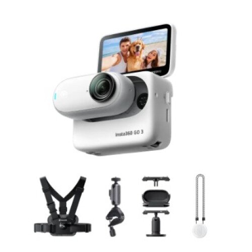 Insta360 GO 3 Action Camera - 32GB - Bike Kit - White