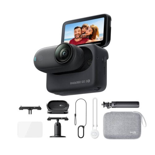 Insta360 GO 3S Action Camera - 128GB - Ultimate Bundle - Midnight Black