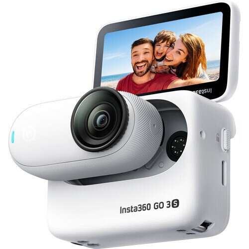 Insta360 GO 3S Action Camera - 64GB - Standard Bundle - Arctic White