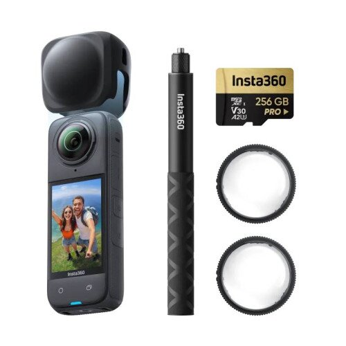 Insta360 X4 8K 360 Action Camera - 256GB MicroSD Card - Get-Set Bundle