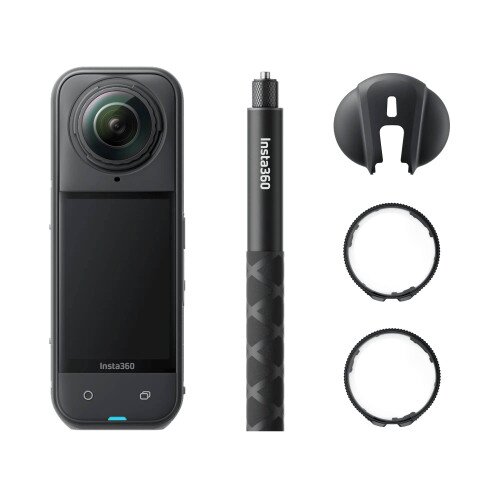 Insta360 X5 Flagship 8K 360 Action Camera - No MicroSD Card - Premium Lens Guards Bundle
