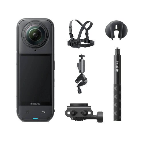 Insta360 X5 Flagship 8K 360 Action Camera - No MicroSD Card - Road Cycling Bundle (Independent)