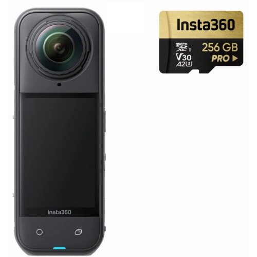 Insta360 X5 Flagship 8K 360 Action Camera - 256GB MicroSD Card - Standard Bundle