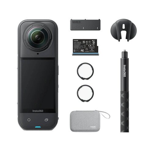 Insta360 X5 Flagship 8K 360 Action Camera - No MicroSD Card - Essentials Bundle