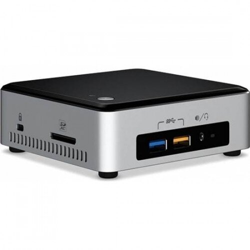 Intel NUC6I3SYK 2.3GHz i3-6100U BGA1356 UCFF Black,Silver