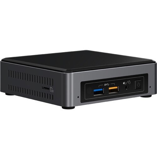 Intel NUC7I3BNK Socket B2 (LGA 1356) 2.4GHz i3-7100U Black PC/Workstation Barebone