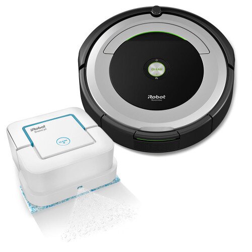 iRobot Roomba 690 Vacuuming Robot & Braava jet 240 Mopping Robot Bundle