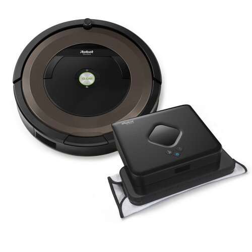 iRobot Roomba 890 Vacuuming Robot & Braava 380t Mopping Robot Bundle
