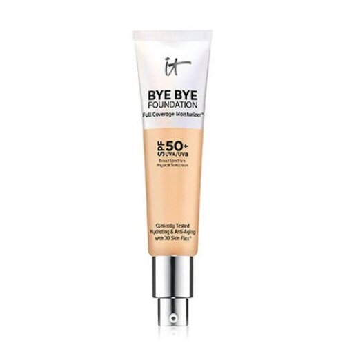 IT Cosmetics Bye Bye Foundation Full Coverage Moisturizer with SPF 50+ - Medium