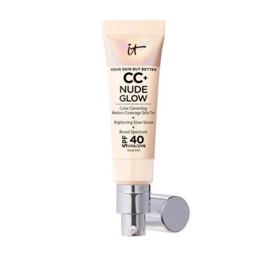 IT Cosmetics CC+ Nude Glow Lightweight Foundation + Glow Serum with SPF 40