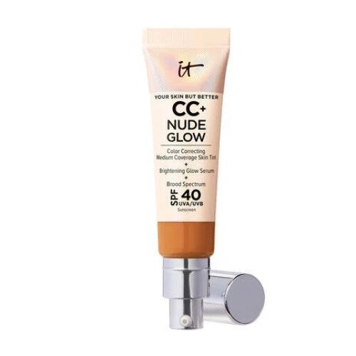IT Cosmetics CC+ Nude Glow Lightweight Foundation + Glow Serum with SPF 40 - Tan Rich