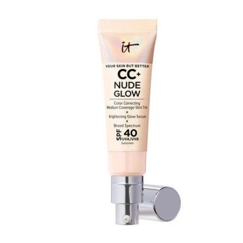 IT Cosmetics CC+ Nude Glow Lightweight Foundation + Glow Serum with SPF 40 - Fair Beige