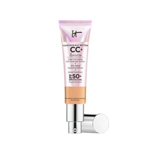 IT Cosmetics CC+ Cream Illumination Full-Coverage Foundation with SPF 50+ - Neutral Tan