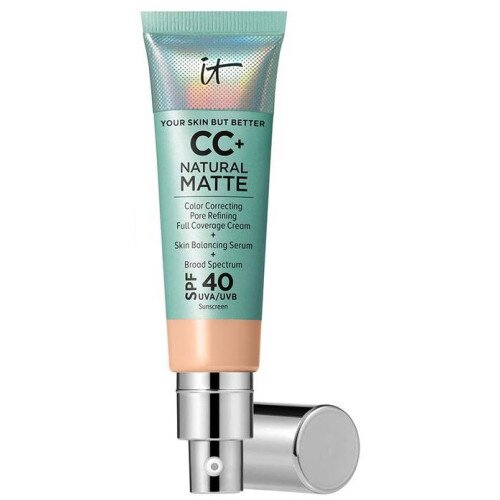 IT Cosmetics CC+ Cream Natural Matte Foundation with SPF 40 - Light Cool