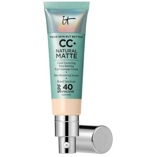 IT Cosmetics CC+ Cream Natural Matte Foundation with SPF 40 - Fair Warm