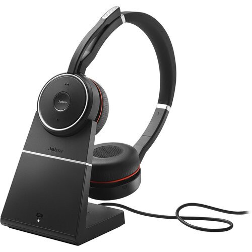 Jabra Evolve 75 Wireless Headset for Office - UC - Charging Stand