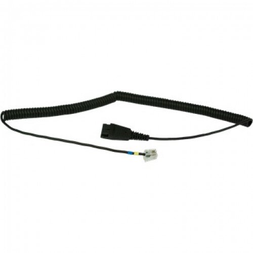 Jabra GN8000 Quick Disconnect (QD) Coiled Bottom Cord