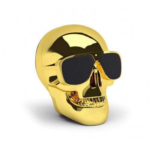 Jarre AeroSkull Nano Speaker - Chrome Gold