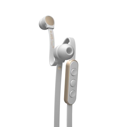 Jays a-Jays Four+ Earphones - White on Gold - iOS