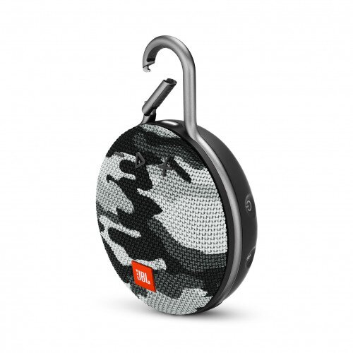 JBL Clip 3 Portable Bluetooth Speaker - Black/White Camouflage