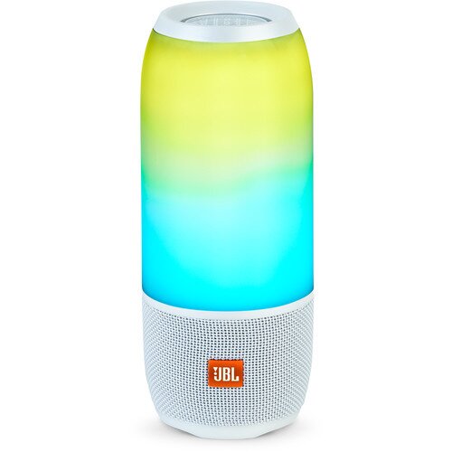 JBL Pulse 3 Portable Bluetooth Speaker - White