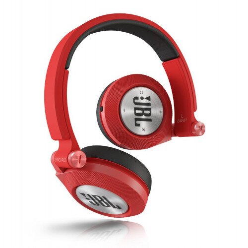 JBL Synchros E40BT On-Ear Bluetooth Headphones - Red