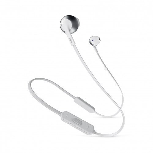 JBL TUNE 205BT Wireless Earbud Headphones - Silver