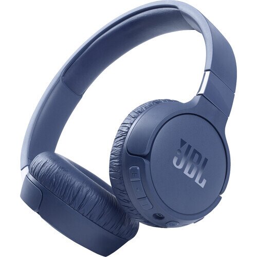 JBL Tune 660NC Wireless On-Ear Active Noise-Cancelling Headphones - Blue