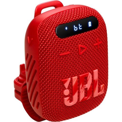 JBL Wind 3 Portable Bluetooth Speaker - Red