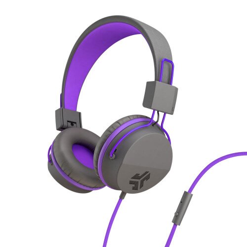 JLab Audio JBuddies Studio On-Ear Kids Headphones - Graphite / Violet