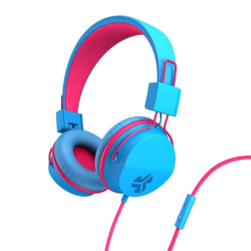 JLab Audio JBuddies Studio On-Ear Kids Headphones - Blue/Pink