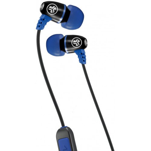JLab Audio Metal Bluetooth Rugged Earbuds - Black / Blue