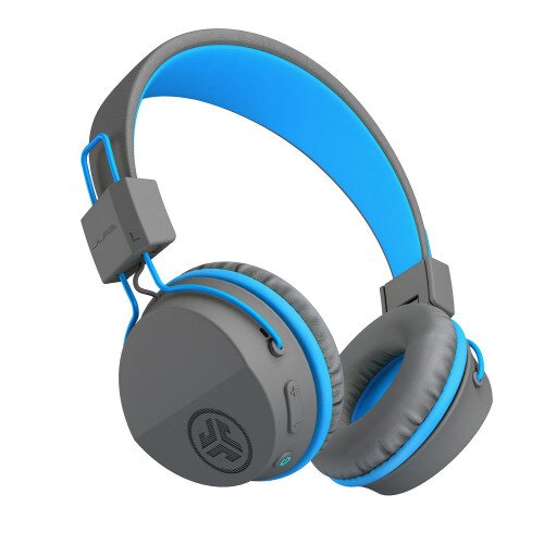 JLab Audio Neon Bluetooth Wireless On-Ear Headphones - Blue