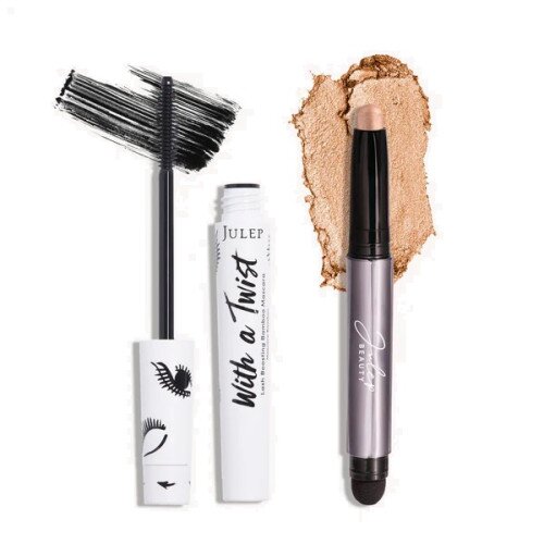 Julep Perfect Eye Duo Eyeshadow 101 & With A Twist Bamboo Black Mascara (2pc)