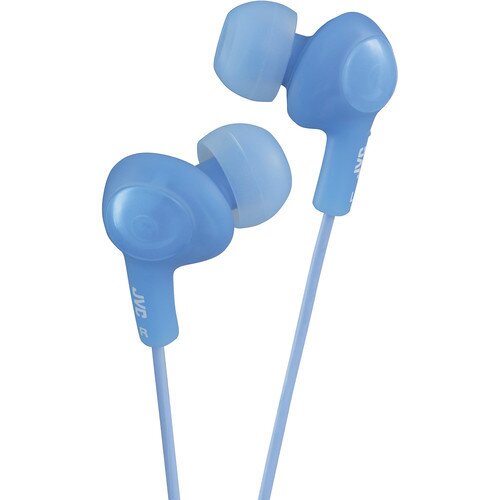 JVC HA-FX5 Gumy Plus Inner Ear Headphones - Blue