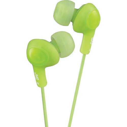 JVC HA-FX5 Gumy Plus Inner Ear Headphones - Green