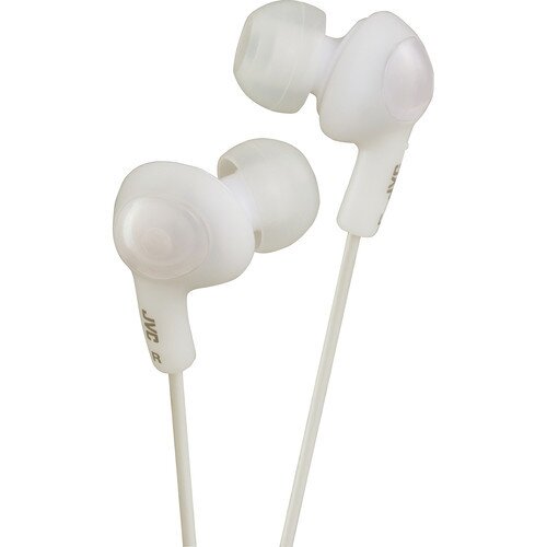 JVC HA-FX5 Gumy Plus Inner Ear Headphones - White