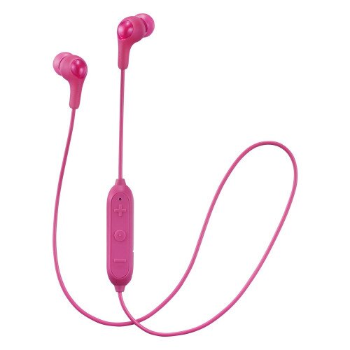 JVC HA-FX9BT Gumy Bluetooth Wireless Headphones - Pink