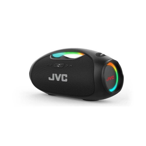 JVC SPPA15BT Illuminated Portable Wireless Boom Box Bluetooth Speaker