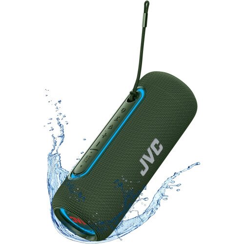 JVC SPPA5T Illuminated Portable Wireless Speaker - Green