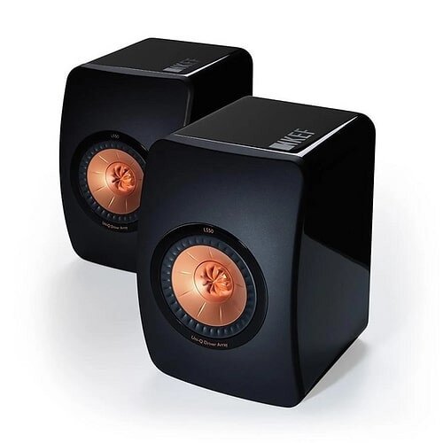 KEF LS50 Bookshelf Speakers Gloss Black