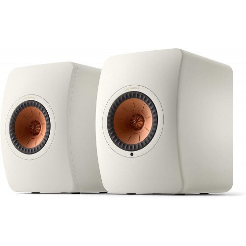 KEF LS50 Wireless II Ultimate HiFi Speakers - Mineral White
