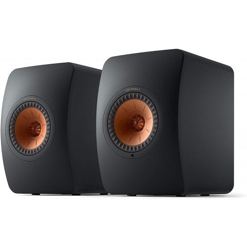 KEF LS50 Wireless II Ultimate HiFi Speakers - Carbon Black