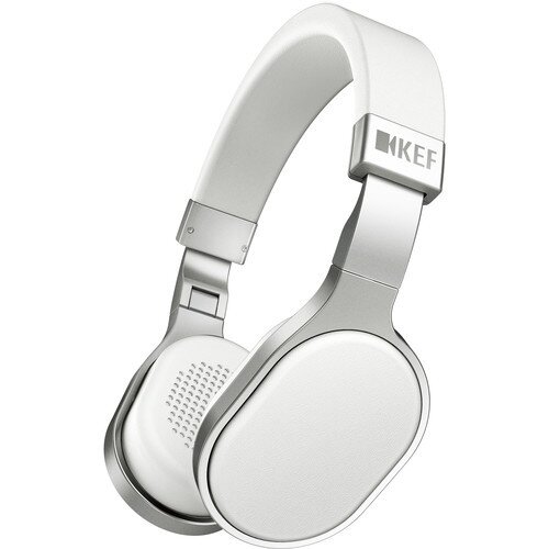 KEF M500 Hi-Fi Over-Ear Wired Headphones - White / Silver