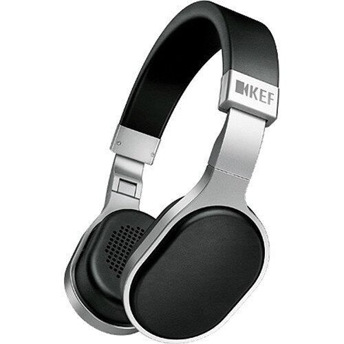 KEF M500 Hi-Fi Over-Ear Wired Headphones - Aluminum / Black