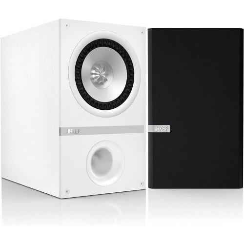 KEF Q100 Bookshelf Speaker Pair - Linear White