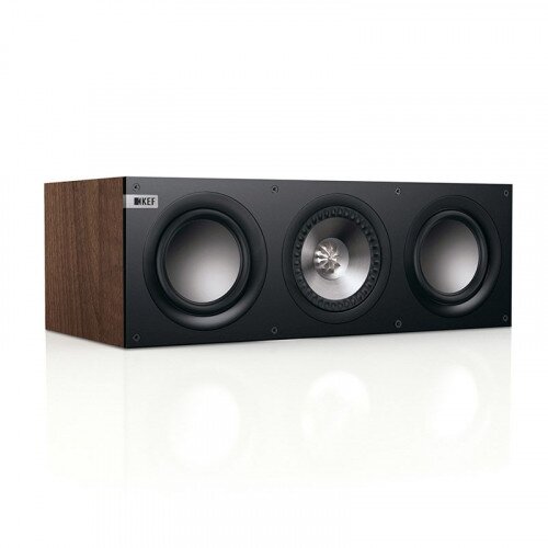 KEF Q200C Center Channel Speaker - European Walnut